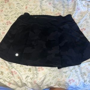 Black Camo Lululemon Skirt